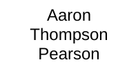 Aaron Thompson Pearson